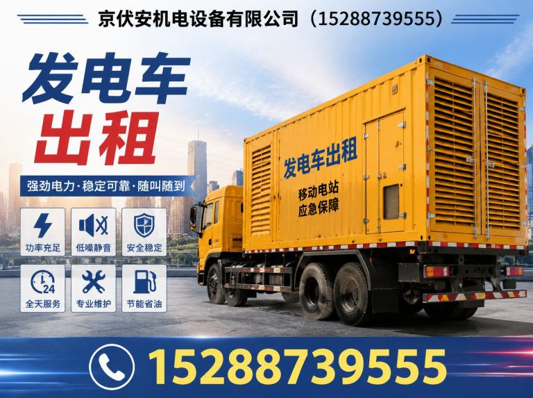 漳州发电机出租展示图