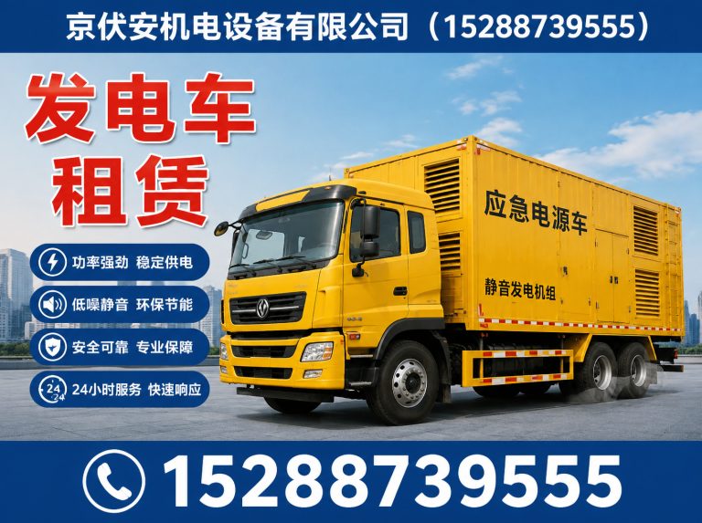 漳州应急发电机出租展示图